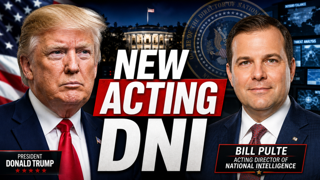 Trump Names Bill Pulte Acting DNI, Installing Housing Regulator at Top of U.S. Intelligence Trump Names Bill Pulte Acting DNI, Installing Housing Regulator at Top of U.S. Intelligence